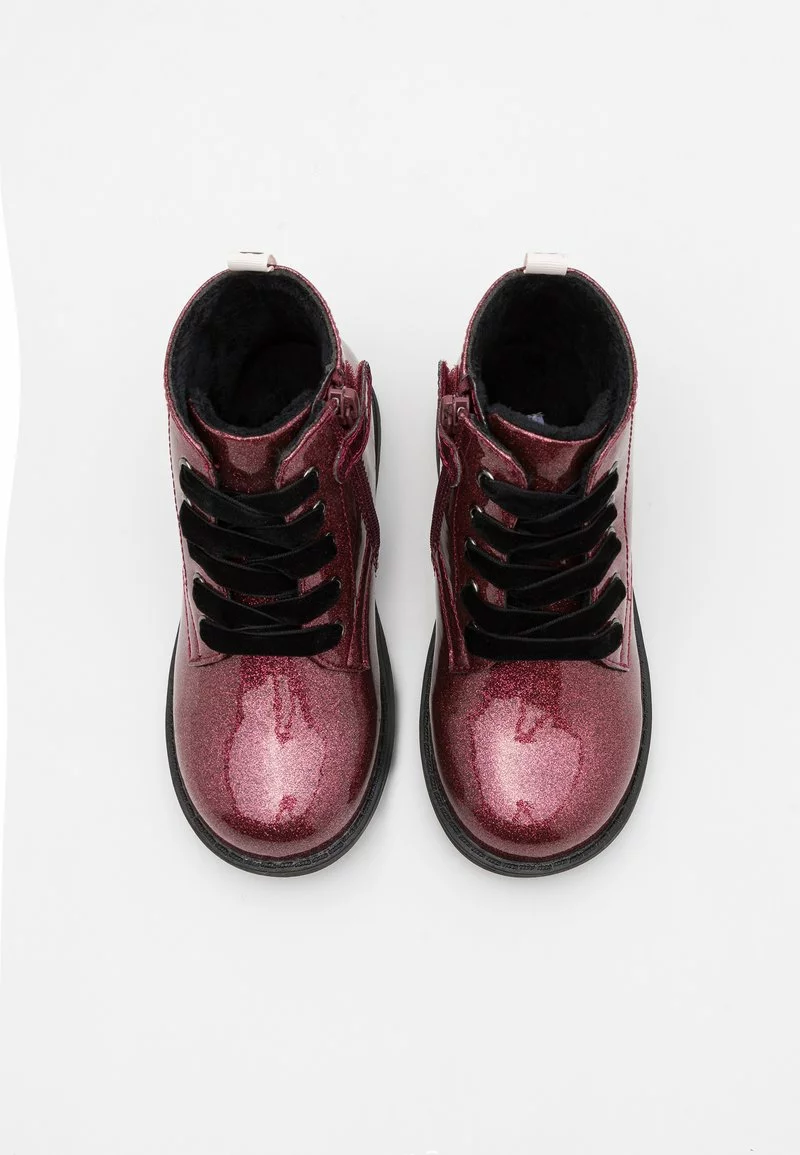 Friboo Schnürstiefelette - Bordeaux, Kinder – Bild 4