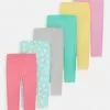 Friboo 7 PACK - Leggings - Hosen - Multi Coloured/ight Pink/yellow, Kinder