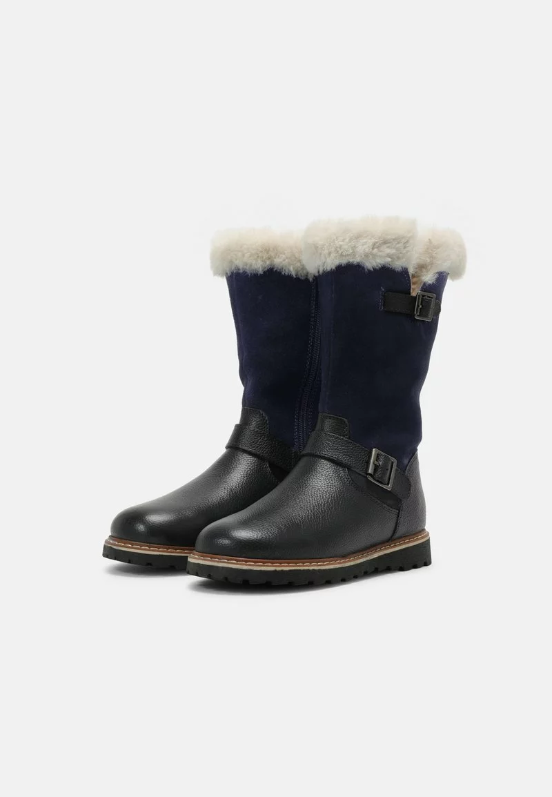 Friboo LEATHER - Snowboot/Winterstiefel - Dark Blue, Kinder – Bild 2