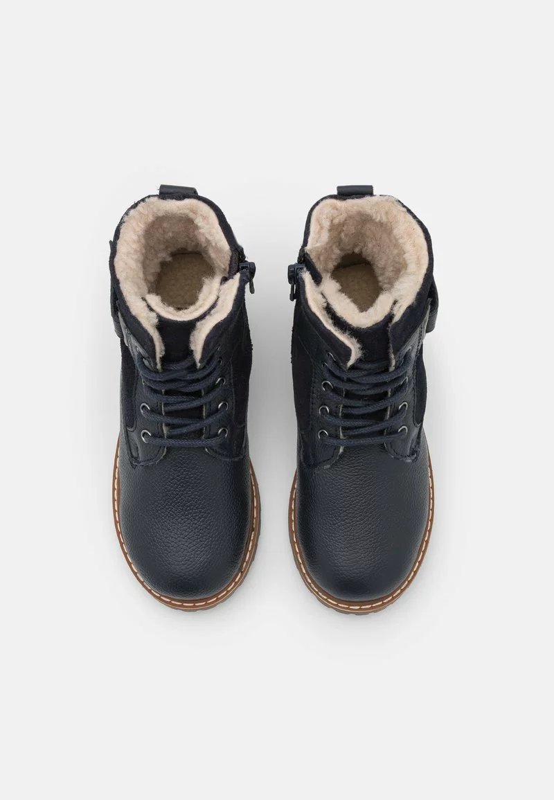 Friboo LEATHER - Schnürstiefelette - Dark Blue, Kinder – Bild 4