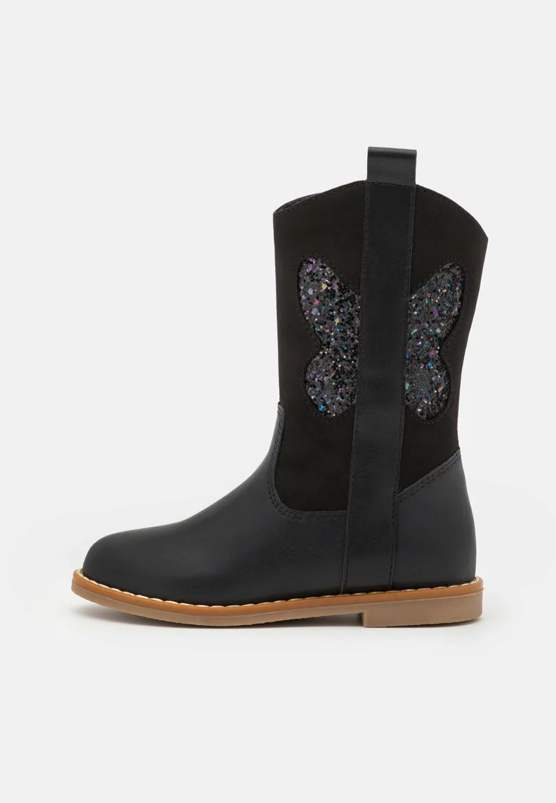 Friboo Cowboy-/Bikerboot - Black, Kinder