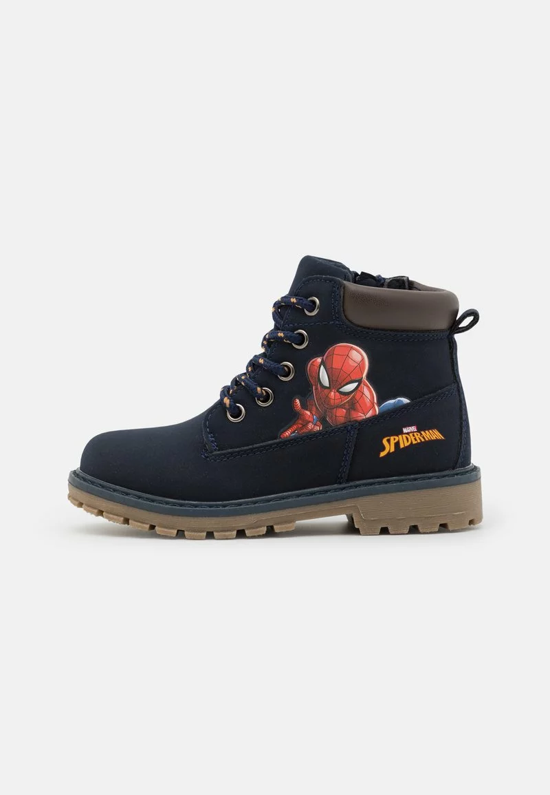 Friboo SPIDERMAN - Schnürstiefelette - Dark Blue, Unisex