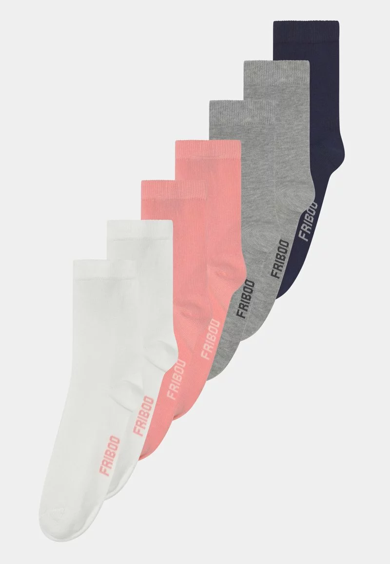 Friboo 7 PACK - Socken - White/pink/grey, Kinder