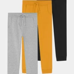 Friboo 3 PACK - Stoffhose - Grey/yellow/black, Kinder