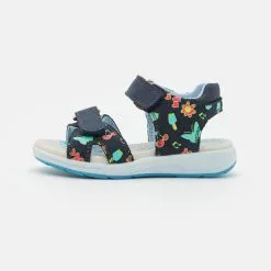 Friboo LEATHER - Riemensandalette - Dark Blue, Kinder