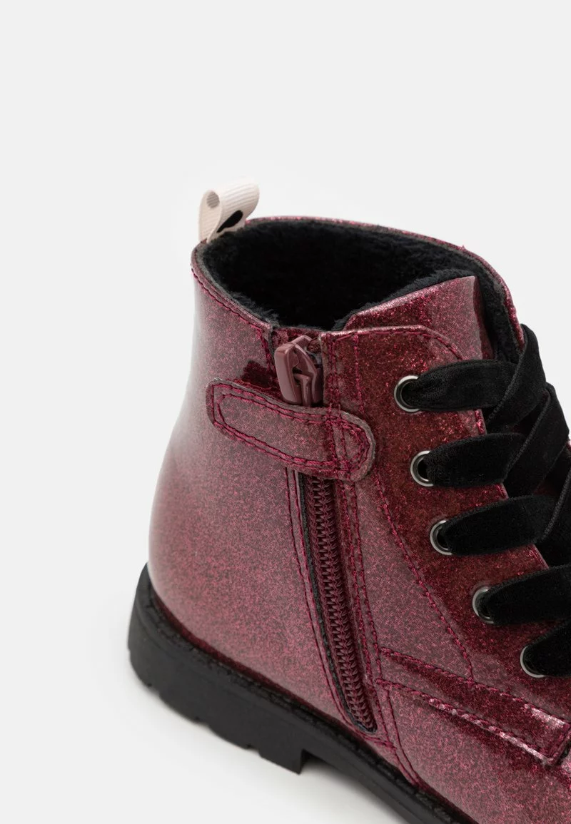 Friboo Schnürstiefelette - Bordeaux, Kinder – Bild 6